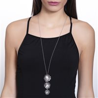 Motta Di Livenza - via Argine a Destra, 6 - Collana Boccadamo Donna Flora in Bronzo Cristallo XGR454 - XGR454